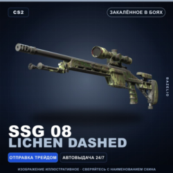 SSG 08 | Lichen Dashed | Закалённое в боях · Скин Counter-Strike 2