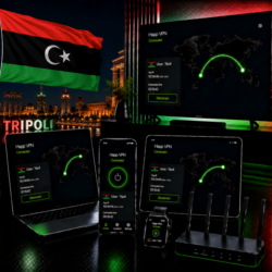 Happ VPN | Ливия      Статический IP | Защита от DPI | Доступ ИИ | 10 Гбит/с