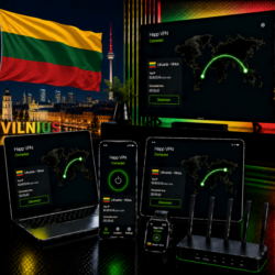 Happ VPN | Литва      Статический IP | Защита от DPI | Доступ ИИ | 10 Гбит/с