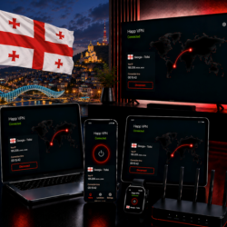 Happ VPN | Грузия      Статический IP | Защита от DPI | Доступ ИИ | 10 Гбит/с