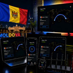 Happ VPN | Молдова      Статический IP | Защита от DPI | Доступ ИИ | 10 Гбит/с