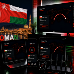 Happ VPN | Оман      Статический IP | Защита от DPI | Доступ ИИ | 10 Гбит/с