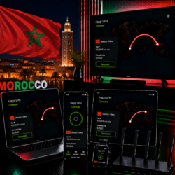 Happ VPN | Марокко      Статический IP | Защита от DPI | Доступ ИИ | 10 Гбит/с