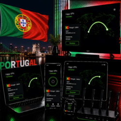 Happ VPN | Португалия      Статический IP | Защита от DPI | Доступ ИИ | 10 Гбит/с