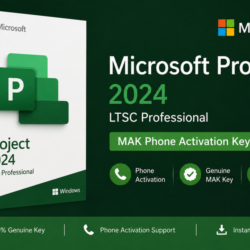 Ключ активации Microsoft Project 2024 LTSC Professional – MAK для телефона | Windows