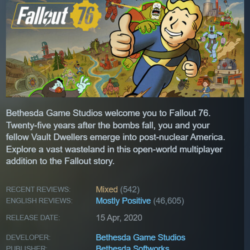 Fallout 76 | STEAM KEY RU CIS（Regional）