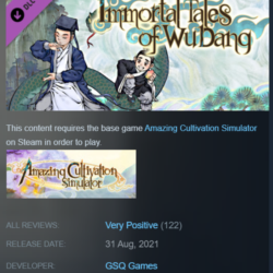 GLOBAL | Amazing Cultivation Simulator - Immortal Tales of WuDang | STEAM KEY