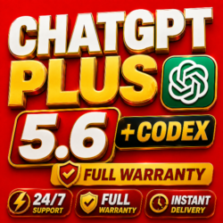 ChatGPT 5.6 Plus   Codex | GPT-5.6 | Готовый аккаунт | Личный / Общий | Полная гарант