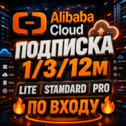Alibaba Cloud | Подписка Lite / Standard / Pro (1, 3 или 12 месяцев) [С ВХОДОМ В АККА
