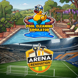 Pool Cleaning Simulator & Arena Renovation Bundle — Xbox Series X|S — активация на ак