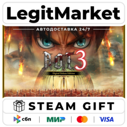 Attack on Titan 3 / A.O.T. 3 Digital Deluxe Edition / Steam АВТО / РУ   МИР