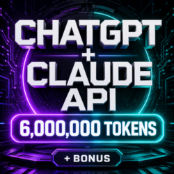 ⚡ CHATGPT   CLAUDE API | 💚 6 000 000 ТОКЕНОВ | АВТОВЫДАЧА | 🎁  БОНУС