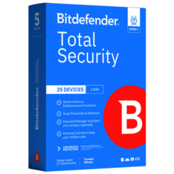 bitdefender total security family 25 devices 1 year ng region