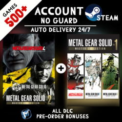 METAL GEAR SOLID: MASTER COLLECTION Vol.2   Vol.1   500 ИГР STEAM АККАУНТ