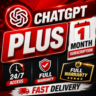 [24/7] ChatGPT PLUS 5.6 | 1 Месяц | Аккаунт с подпиской | Моментальная выдача | Полна