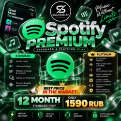 SPOTIFY PREMIUM 1–12 МЕСЯЦЕВ | STANDARD / ИНДИВИДУАЛЬНЫЙ | PLATINUM