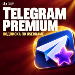 Telegram Premium — подписка на 3, 6 или 12 месяцев по username