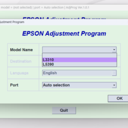 Сброс EPSON AdjProg L3310 L3350 L3360 L5390