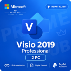 Visio 2019 Pro | 2 ПК | Retail Online | Бессрочно | Мгновенно