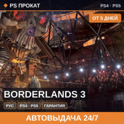 🟣 Borderlands 3 (PS4/PS5/RU) Аренда от 5 дней