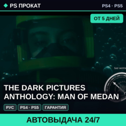 🟣 The Dark Pictures Anthology: Man of Medan (PS4/PS5) Аренда
