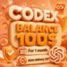 Подписка ChatGPT CODEX (Баланс $100) | 1 Месяц | Авто 24/7 | кодекс | гпт |  ЧатГПТ
