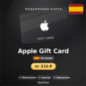 Apple Gift Card (Испания, EUR) · 2–100