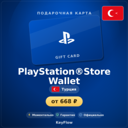 PlayStation®Store Wallet (Турция, TRY) · 250–5000
