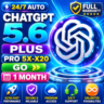 [24/7 AUTO] ChatGPT 5.6 PLUS | PRO 5X-X20 | GO | 1 МЕСЯЦ | ПОЛНАЯ ГАРАНТИЯ