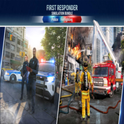 (Nintendo Switch 1) First Responder Simulation Bundle: Police Firefighting