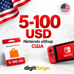 5-100 USD - Nintendo eShop США | АВТО 24/7