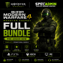 НАБОР CALL OF DUTY: MODERN WARFARE 4 | CoD MW4 MONSTER ENERGY BUNDLE | 5 СКИНОВ | SET