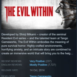 The Evil Within (Steam key | RU CIS