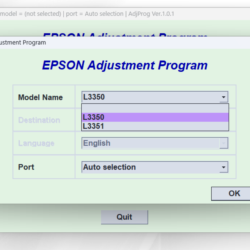 Сброс памперса EPSON AdjProg L3350 L3351
