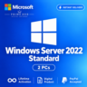 Windows Server 2022 Standard Ключ | 2 ПК | Бессрочная активация