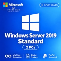 Windows Server 2019 Standard Ключ | 2 ПК | Бессрочная активация