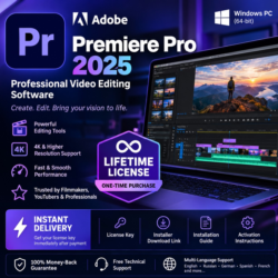 Adobe Premiere Pro 2025 | Профессиональный видеомонтаж | Пожизненная лицензия | Windo