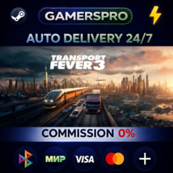 Transport Fever 3・ВЫБОР РЕГИОНА・STEAM GIFT АВТО・