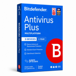 Bitdefender Antivirus Plus 5 Devices 1Year Multiplatform _ Middle east