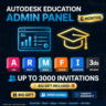 Autodesk Education Admin Panel   БОЛЬШОЙ ПОДАРОК | 3000 приглашений  | All apps