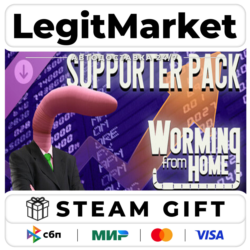 DLC Worming from Home - Supporter Pack / Steam АВТО / РУ   МИР