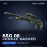 SSG 08 | Jungle Dashed | Прямо с завода · Скин Counter-Strike 2
