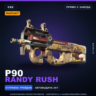 StatTrak™ P90 | Randy Rush | Прямо с завода · Скин Counter-Strike 2