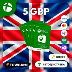 Xbox Gift Card | Великобритания | 5 GBP | АВТО ВЫДАЧА