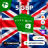 Xbox Gift Card | Великобритания | 5 GBP | АВТО ВЫДАЧА