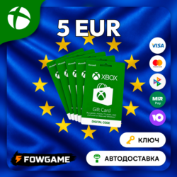 Xbox Gift Card | Европа | 5 EUR | АВТО ВЫДАЧА