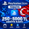 Код подарочной карты PlayStation (PSN) — Турция | PS4 | PS5 | 250–5000 ТЛ