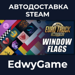 Euro Truck Simulator 2 - Window Flags · DLC STEAM GIFT · АВТОДОСТАВКА