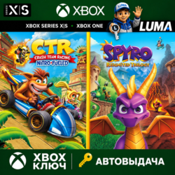 CRASH TEAM RACING NITRO-FUELED CTR   SPYRO GAME BUNDLE XBOX ONE X|S КЛЮЧ