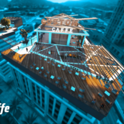 Custom Caffe Rooftop [FiveM MLO - GTA V Interior]